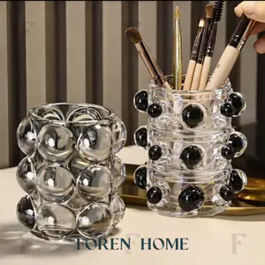 Orelious Holder | Jar Glass Holder - Makeup Organizer / Brush holder / Pen Holder