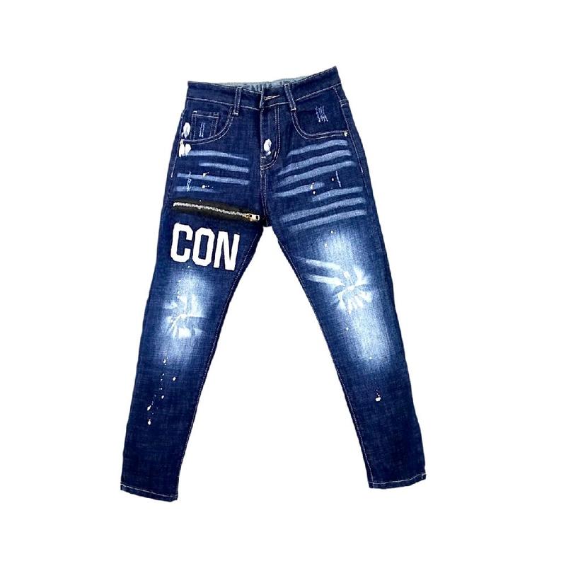  quần ami vá da đen trơn chất liệu côttong co giãn nhẹ nhàng đi chơi đi dạo đang được giới trẻ săn lùng sai nhỡ ,boy phố quần dsq Pants Jean Menswear Có Túi Kem 