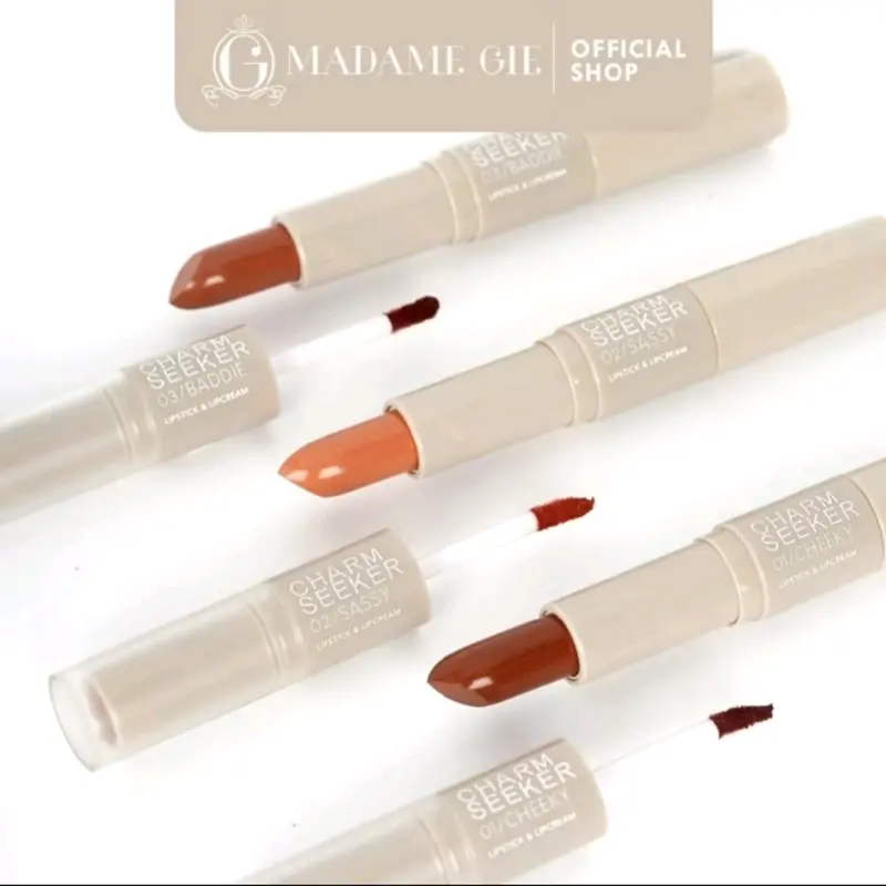 Bibir Lipbalm Kosmetik Charmseeeker Lipstik Ombre 2in1 Produk Wanita 3