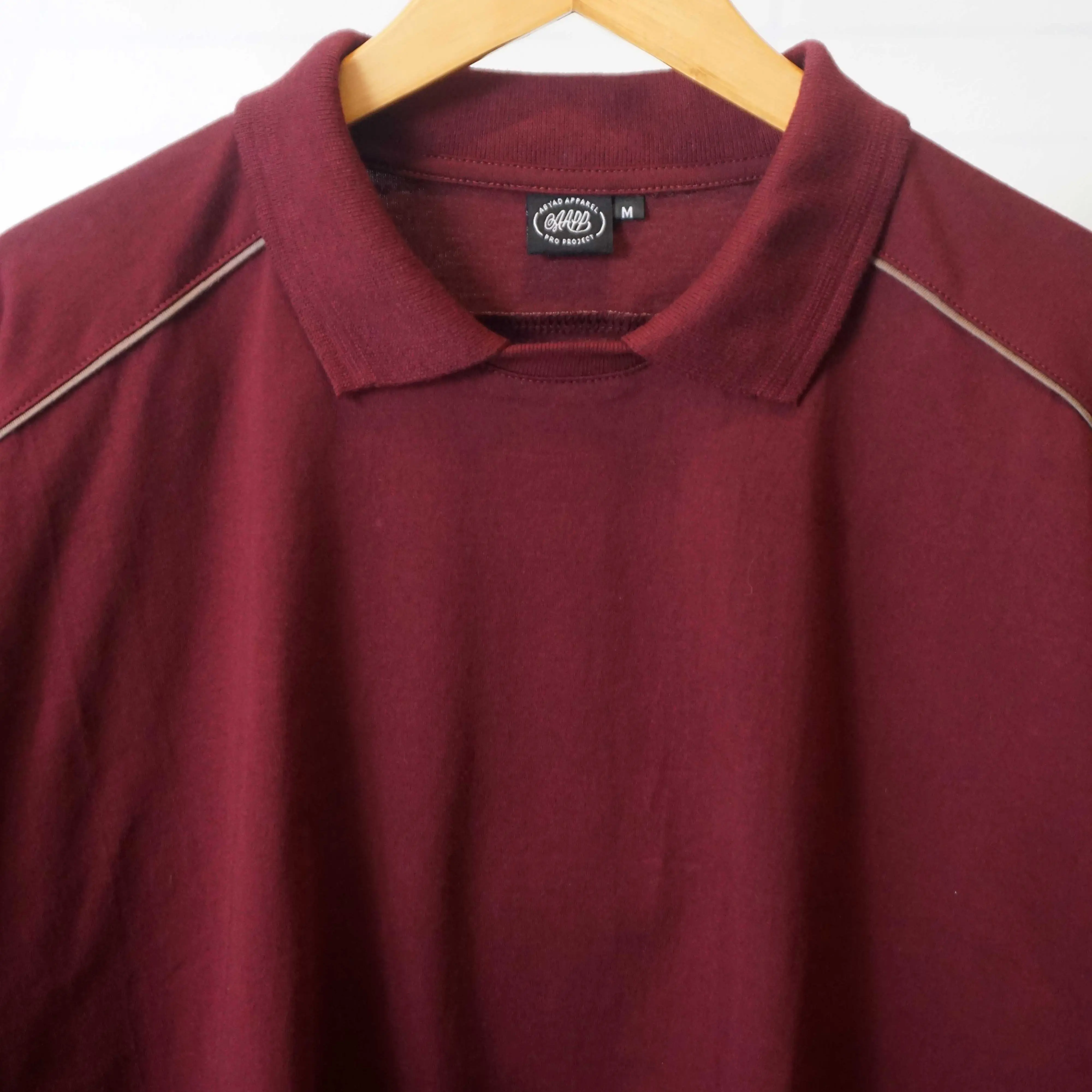 Boxy Piped Polo Short Sleeve – Polo Lengan Pendek Boxy Berliss | Abyad Apparel Pro Project