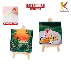 [COD] SK A110 Paint By Number Kit 20x20cm Kanvas Siap Lukis