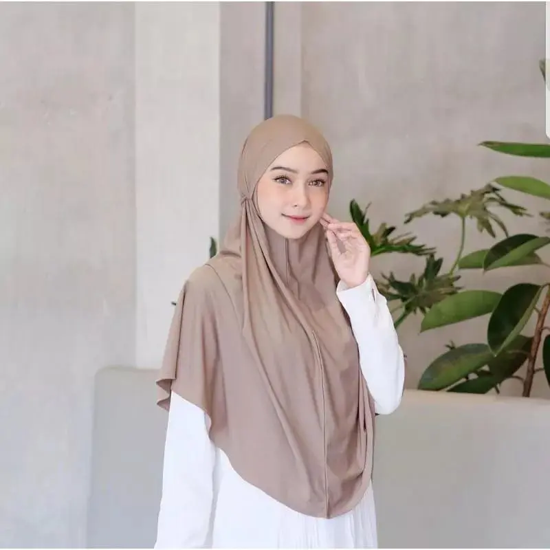 By assalam - 88RB dpt 7pcs jilbab hijab bergo maryam tali jersey premium oval terbaru kerudung bergo instan 2