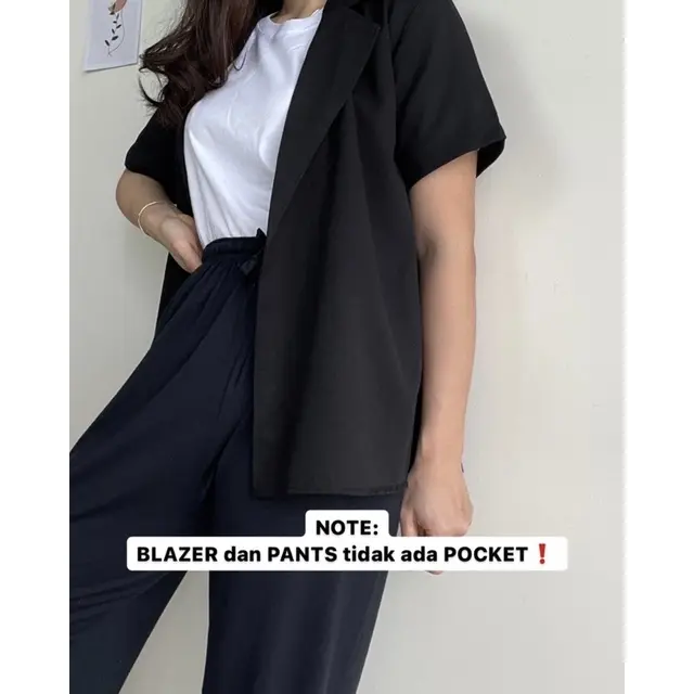 Dayana Set (3 in 1) 1 korean  one set style setelan celana set 3 in 1 korean style 4