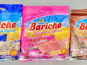 BARICHO COKELAT COMPOUND HITAM MANIS DENGAN SEREAL 1 PACK ISI 20 BKS