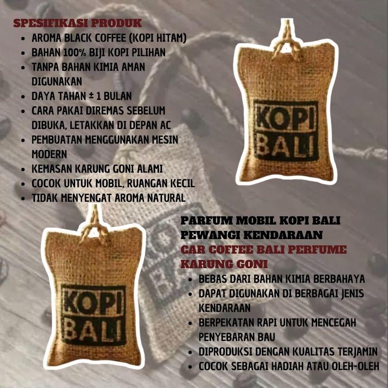 Parfum Mobil Kopi Bali Pewangi Kendaraan Car Coffee Bali Perfume Karung Goni 2