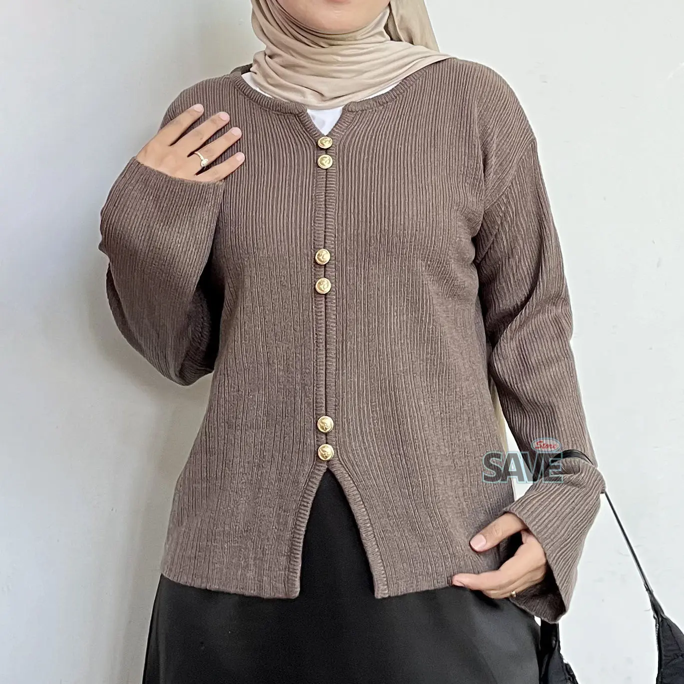 Inara Blouse Knit - Atasan Rajut Wanita - Korean style Knit