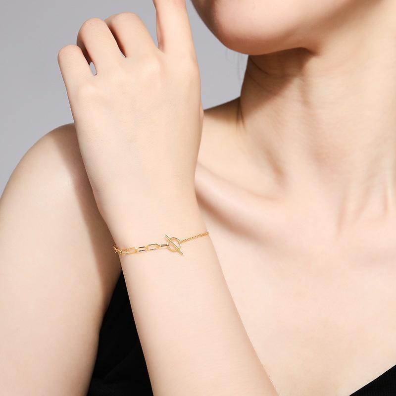 Aurora bracelet Brass gilding light luxury gift for girlfriend 2