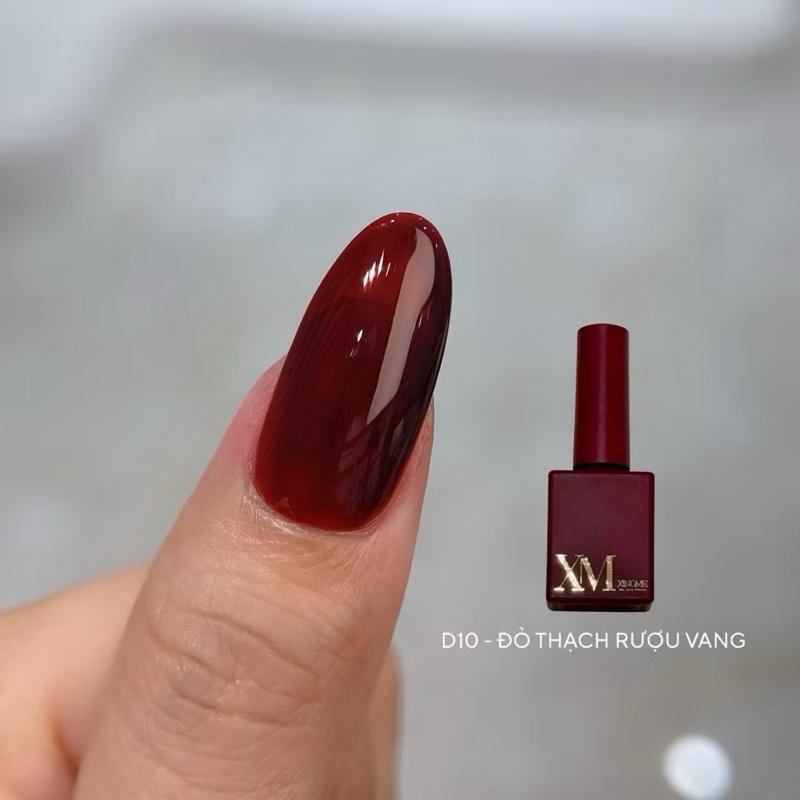 GIÁ TRẢI NGHIỆM Sơn gel đỏ thạch D10 ruou vang XINGME Thanh Vy