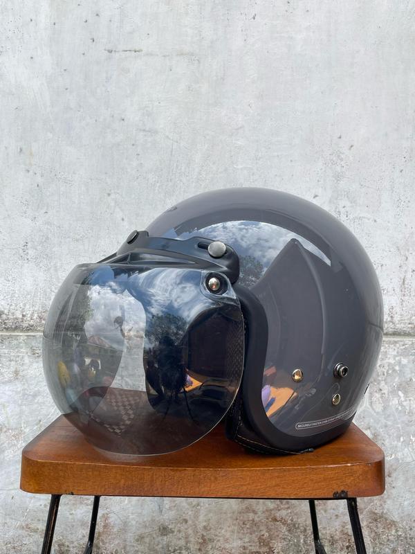 Helm Bogo full leher retro premium SNI dewasa hijab Wanita Pria SNI Terbaru Kaca Cembung Motorcycle 4