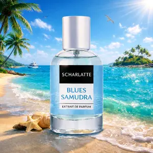 Scharlatte Blues Samudra Extrait de Parfum - Parfum Unisex dengan Aroma Segar 30ml wangi tahan lama