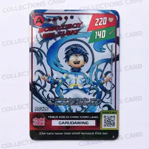 Kartu boboiboy beliung ( bonus 9 pcs kartu basic )
