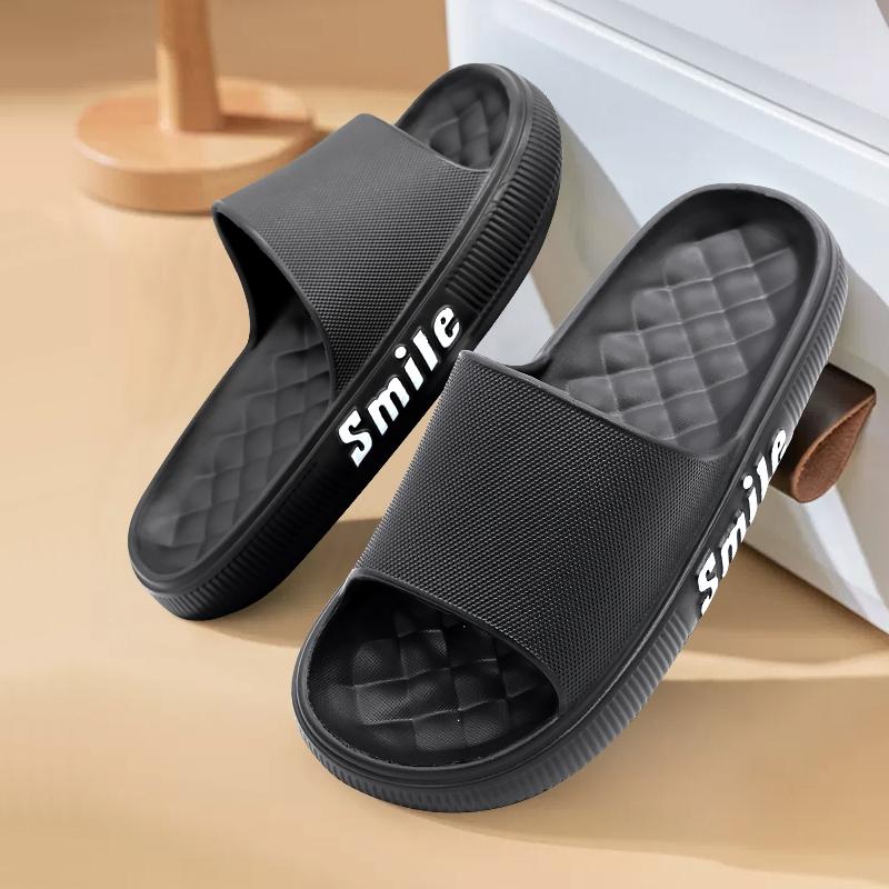 Product Introduction of Sandal Cowok Selop Karet Smile Type 913 Sandal Outdor dan Indoor Anti Slip Anti Air Bahan EVA  Tidak Bau  Pria Shoes Sendal 5