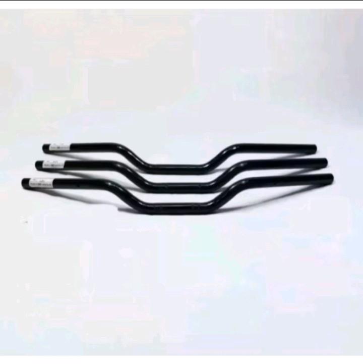 Setang Modif Pendek Sepeda Listrik Stir Hitam Bahan Tebal Tinggal Pasang Stang 1