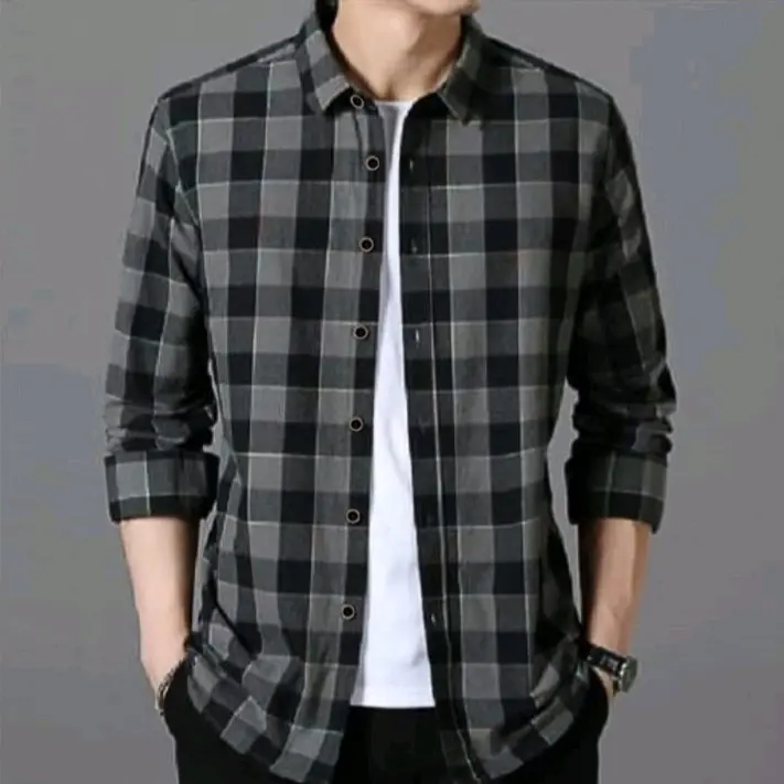 PROMO KEMEJA FLANEL LENGAN PANJANG HIGH QUALITY PREMIUM ORIGINAL BRAND UNISEX (PRIA & WANITA) UK M L XL Formal Lembut Nyaman Santai Kotak catur Distro Casual Motif baju kotak kotak pria kemeja  anak kemeja flanel formal baju hems  lengan panjang Keren 1