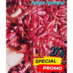 [2kg] Cabe Rawit Merah Kering PREMIUM Teja Japlak impor Super Pedas Food Goreng