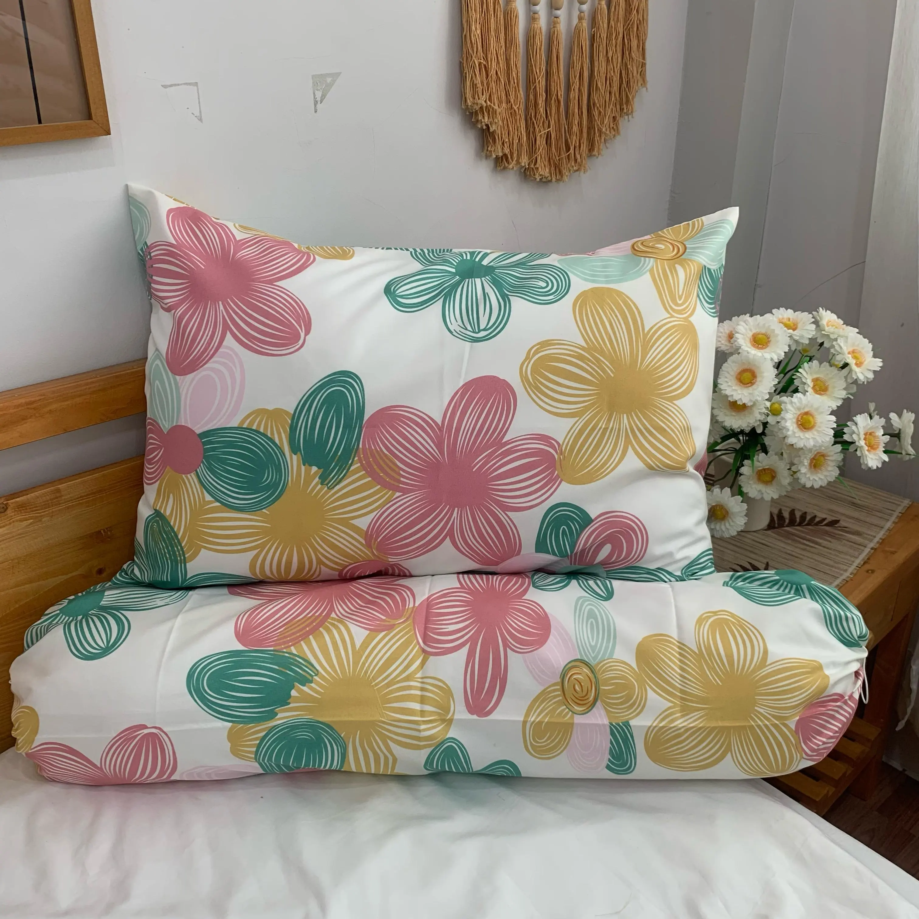 Sprei center | SARUNG BANTAL DAN SARUNG GULING BISA COD / SARBAN TERMURAH  / HOMEMADE KATUN Benang Kain