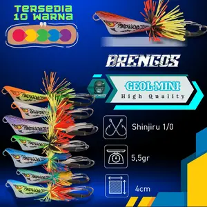 Umpan Casting Geol Mini 4cm Gabus dan Toman