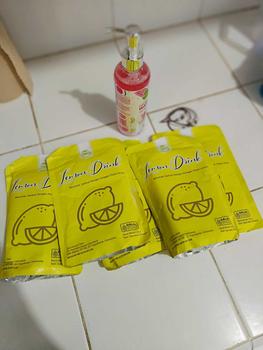 Product Review of Mabello 5 Pouch Minuman Serbuk Lemon   glutathione Drink/ Free Sabun Cair/Bubuk/ Powder from Y**i n**n 2