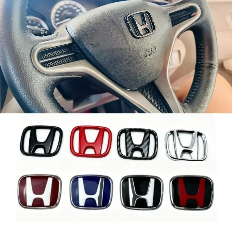 Casing Logo Stir Mobil Honda Brio Hrv Jazz Civic 5CM x 4CM Emblem Logo Stir Mobil Honda Brio/Mobillio