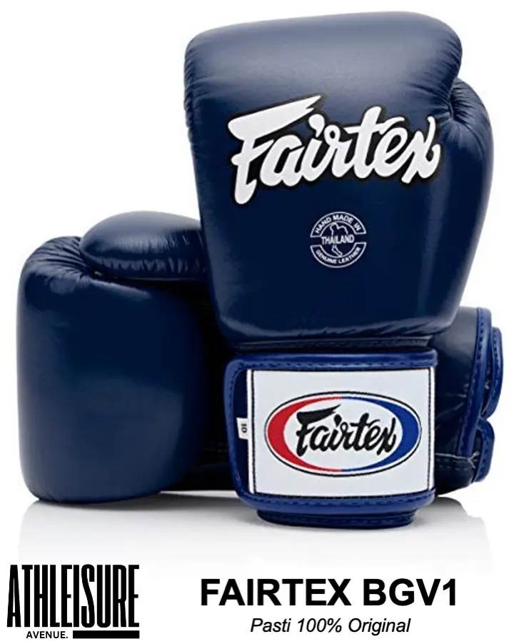 Fairtex BGV1 Biru Original - Boxing Glove/ Sarung Tinju/ Muay Thai