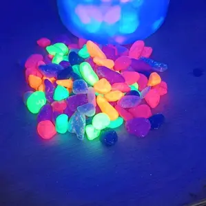 1kg Batu Taiwan Asli Menyala Saat terkena Cahaya lampu biru Batu Hias dekorasi Aquarium