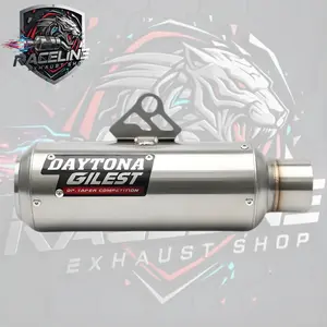 Knalpot GP1 DAYTONA Panjang 20cm Inlet 50 Slincer Only