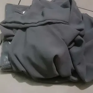 Khaizuran Hijab  Khimar French Square, Khiban Ceruty Segi Empat Tali Bandana  Panjang 2Layer  Muslim Syari