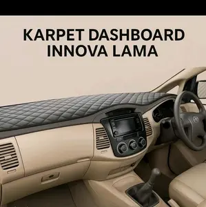 Cover/Alas Dasboar Mobil Innova Lama Motorcycle A Melindungi Dari Kerusakan Dan Debu Mudah Dipasang Car