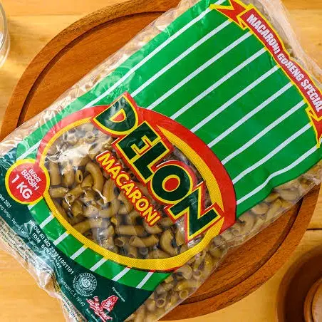 DELON Hijau Makaroni Mekar 1kg