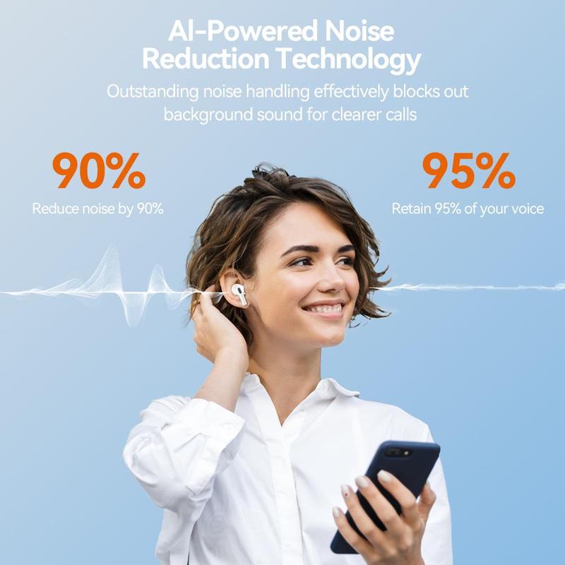 [EXCLUSIVE BAIMWONG] GOOJODOQ J206 Earphone bluetooth TWS Pro Earphone Nirkabel Headset Bluetooth 5.3 earphones BT Handset Bluetooth 7