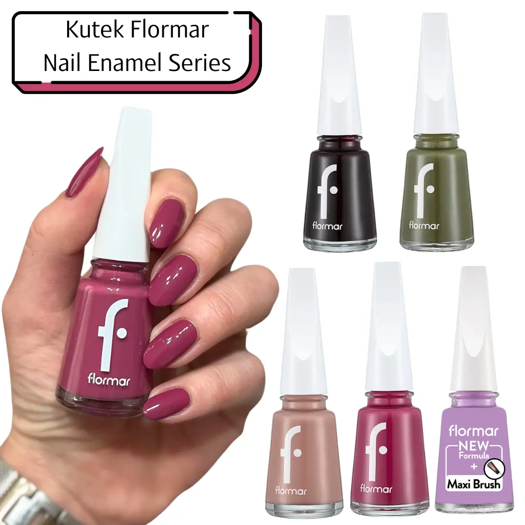 Best Seller!! Kutek Halal Flormar Isi 11ml Original Turki Cat Kuku Tidak Tembus Air High Gloss Tahan Lama Art Nail