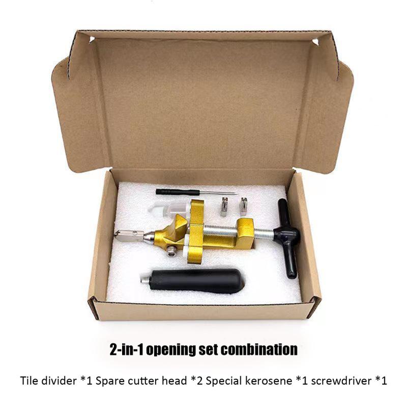 2 in 1 Portable Handheld Multifunctional Manual Glass Cutter Ceramic Tile Opener Divider Diamond Cutting DIY Home Hand Tools 0