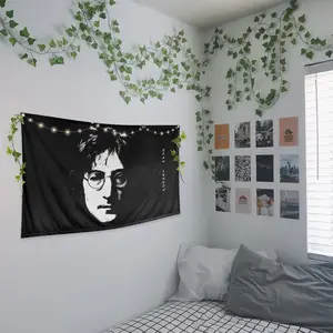Nazhifa Printing - Poster Kain John Lennon Band, Hiasan Dinding, Bendera, Tapestry Wall Decor