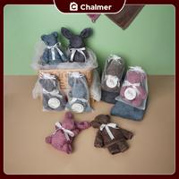 Gambar Souvenir Boneka Lap Tangan Handuk Chalmer 40 x 40 cm - Bunny Grey dari Chalmer.id Kota Administrasi Jakarta Barat 4 Tokopedia
