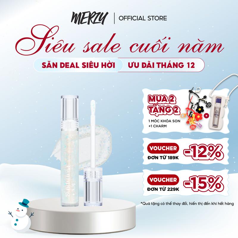  Son Bóng Merzy Icy Plumping Lip Gloss 4.5g 