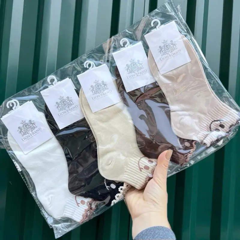 Set 5 đôi cổ ngắn tổng hợp màu nâu đen cotton kháng khuẩn thấm hút mồ hôi tốt MOHALI SVN040 3