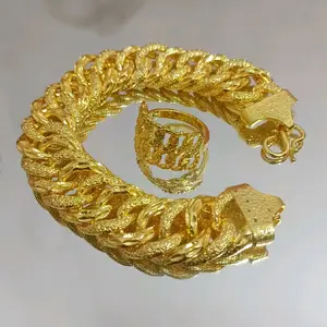 gelang cincin rantai coco warna mas 24