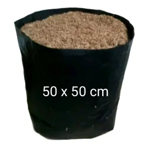 Polybag tanaman jumbo 50x50 isi 10 pcs - Planter taman 50x50 isi 10 lembar