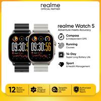 Gambar realme Watch 5 | Compass & Independent GPS | 460mAh 14-day Battery Life | Accurate Sports & Health | AMOLED 600nits | IP68 Water Resistant - Titanium Silver dari realmeofficialpartner Kab. Tangerang 1 Tokopedia