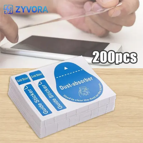 Dust Removal Phone Screen Cleaning Tool Sticker Pembersih Layar Hp Anti Debu Dust Absorber Guide Sticker Removal Smart