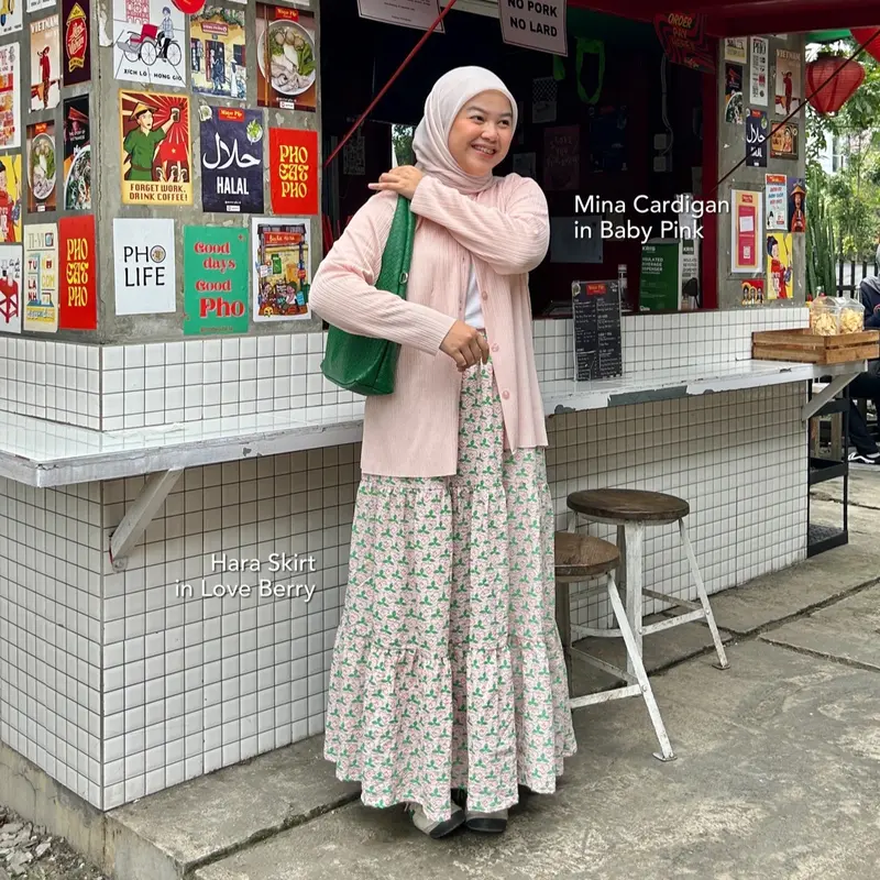 Hara Skirt Rok Bunga Susun | Bertumbooh 3