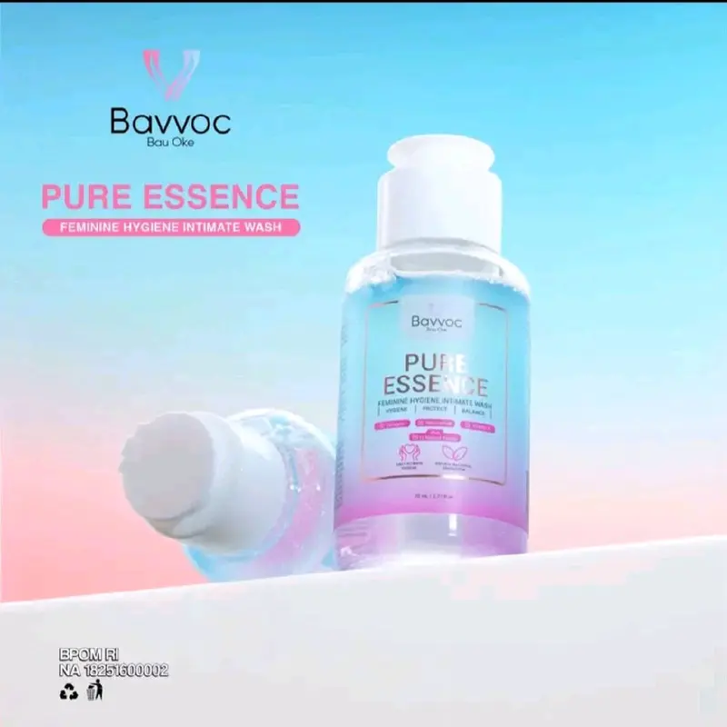 Bavvoc Feminine Hygiene Wash Sabun Pembersih Wanita Propolis Manjakani dan Niacinamide BPOM  Perawatan Pencerah 1