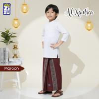 Gambar Little Zizu - Sarung Tenun Anak Muslim Instan Al-Kautsar Motif Etnik - Hitam, M dari Little Zizu Kota Depok 3 Tokopedia