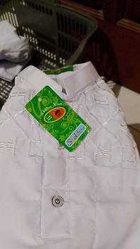 Product Review of Sholeh_kids-Koko Putih Anak Laki Lengan Panjang Baju Manasik Haji Anak 4-12 th ( FREE PECI ) Motip Kurta Bordir from 🧁**t c**🧁 0