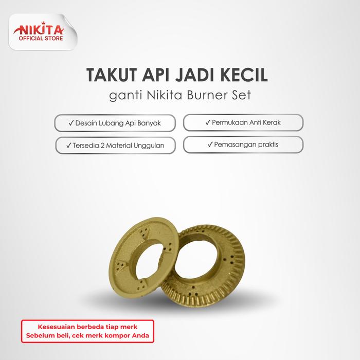 Gambar NIKITA Burner In Kompor – Api Stabil | Sparepart Original Kompor Gas | Mudah Dipasang - Burner in Kuningan dari NikitaOfficial Store Kota Surabaya Tokopedia