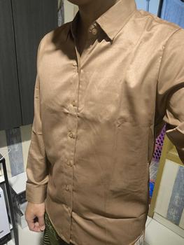 Product Review of Tryst - Helcurt Cotton Shirt | Kemeja Lengan Panjang | Katun Toyobo Premium | Kemeja Pria Slimfit Polos | Baju Kerja Formal | Atasan Cowok Dewasa | Casual Basic Lembut from A**c 𝐁** 1