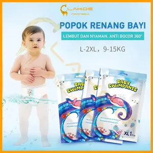 LAKOE Sekali Pakai Popok Kain Bayi Popok Renang Bayi Renang Anak Tahan Air