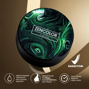 [BPOM] ZENCOLOR Air Cushion BB Cream Foundation Waterproof And Long Lasting