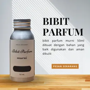 Bibit Parfum Premium Non Alkohol 50ml Murni Dengan Bahan Baik Aman Dikulit