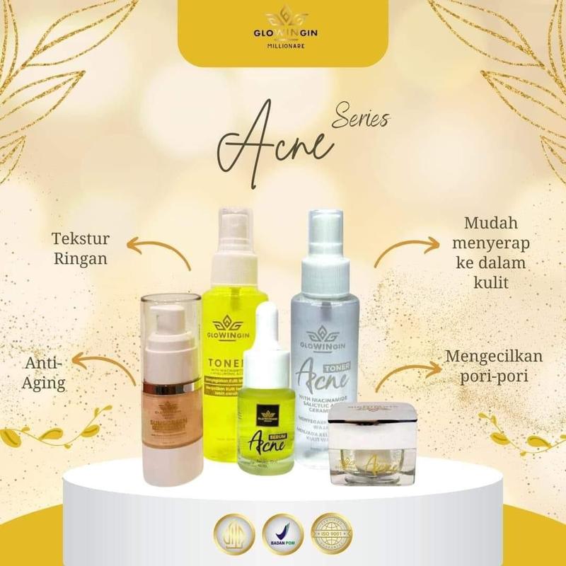 Product Introduction of GLOWINGIN SKINCARE MENCERAHKAN MEMUTIHKAN DAN MENYEMBUHKAN JERAWAT 1